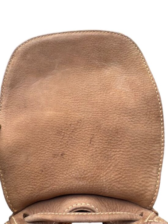 VTG COACH Small Backpack Camel Tan Nubuc Leather 1995 Made in Italy G5E-4938 main image 11